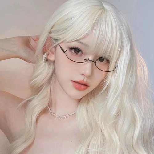 Ретро два -меры милые милые красивые девушки очки рама декоративное зеркало, потому что нижняя половина рамка чистое желание аниме -очки девушка