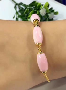 女王贝手链纯银镀金珠宝