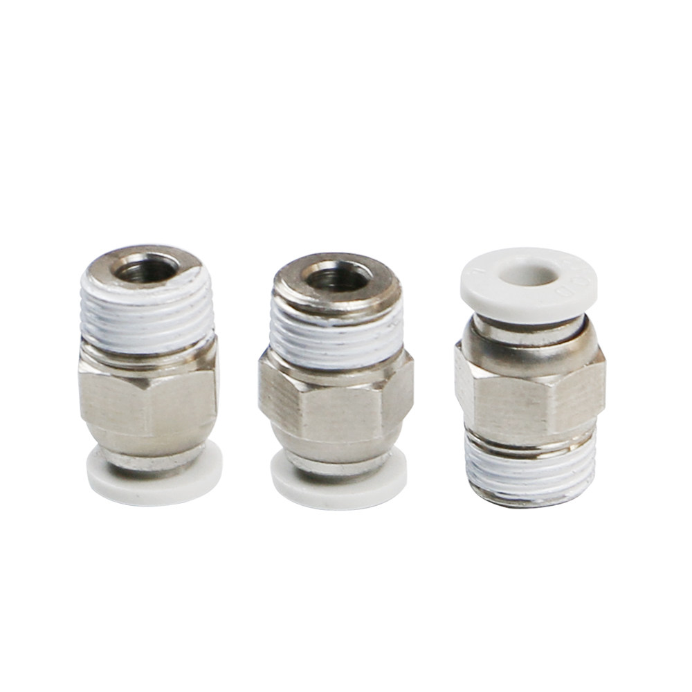 3d打印机配件cr-10气动快接头ender-3直通式远程铁氟龙管快接头