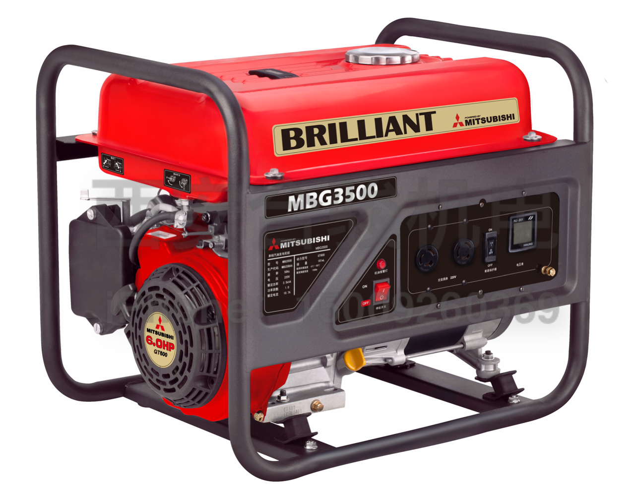 三菱MBG3500汽油发电机 3kw汽油发电机 三菱西北总代理现货供应