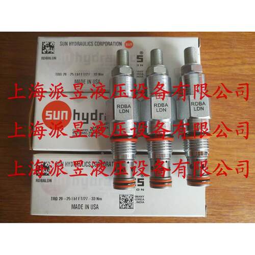 原装正品 RDBA-LDN 美国SUN泄压阀 RDBALDN