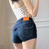 风花月 高品质土耳其进口面料牛仔短裤