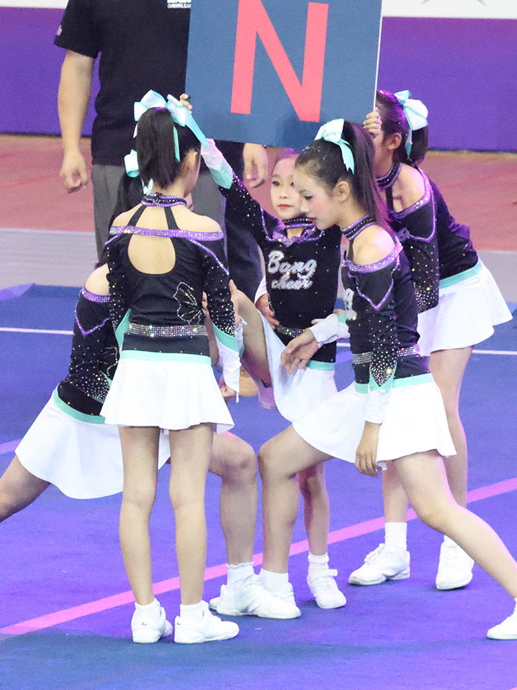 儿童拉拉操服装啦啦队服竞技健美操服装体操服演出服学生儿童25男