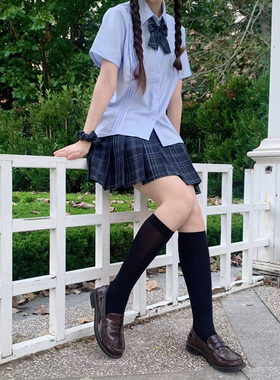 本野中原创校供JK正版现货格裙黑灰色半身A字裙学生大码千石JK制