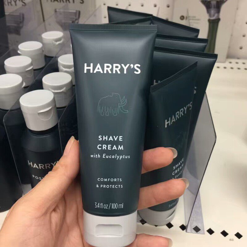 harrys男士剃须膏桉树薄荷天然成分harrys须前护理100ml包邮推荐