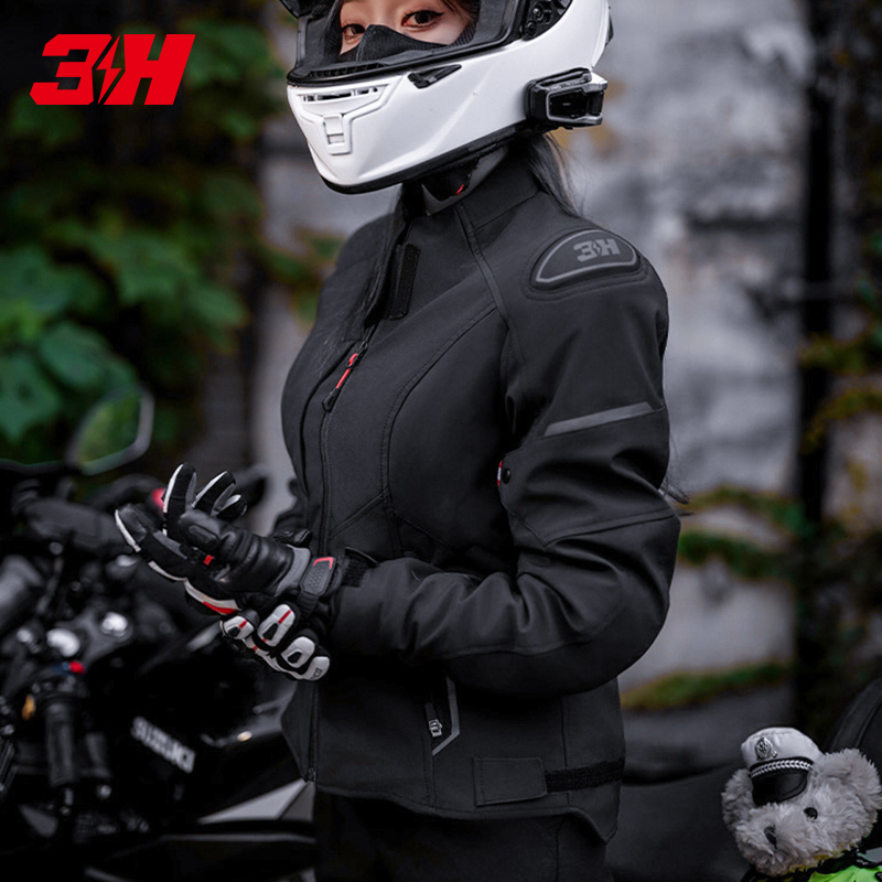 3h磐石骑行服摩托车女款机车服
