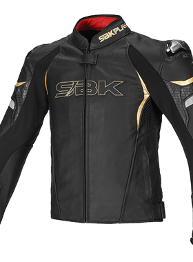 sbk牛皮装备四季机车服