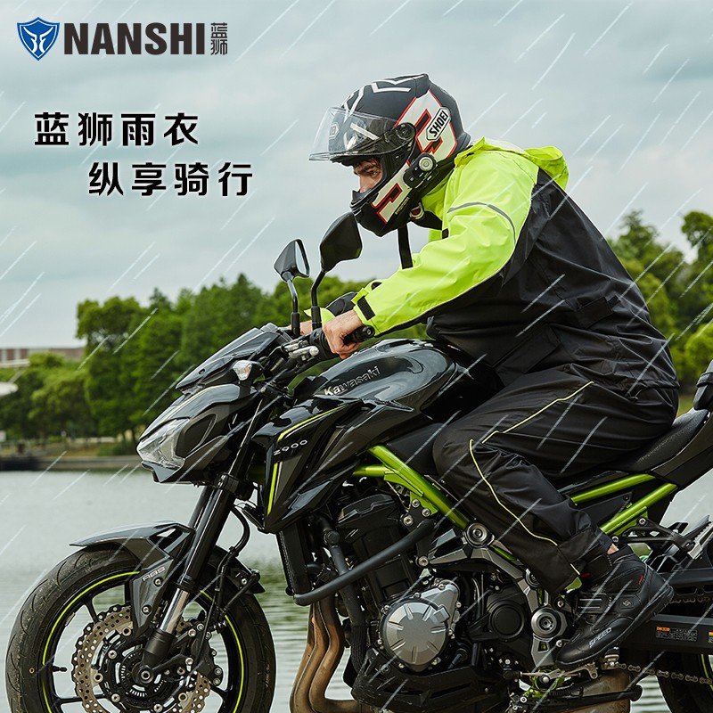 超薄透气电动车分体式防暴雨外卖