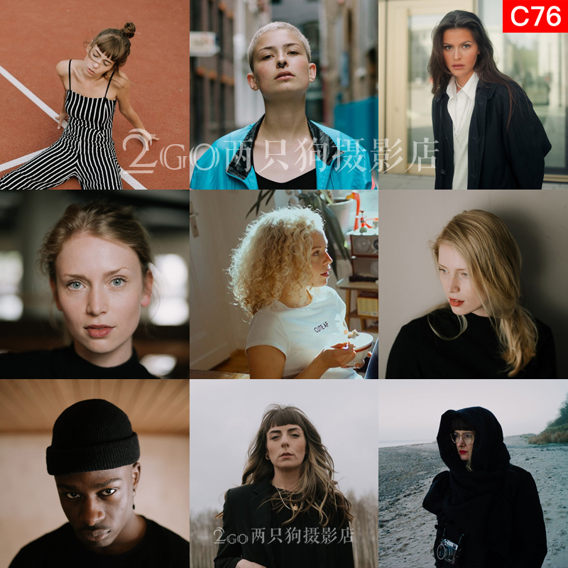 LR/PS/PR/FCPX/达芬奇lightroom滤镜LUT插件胶卷人像手机调色预设