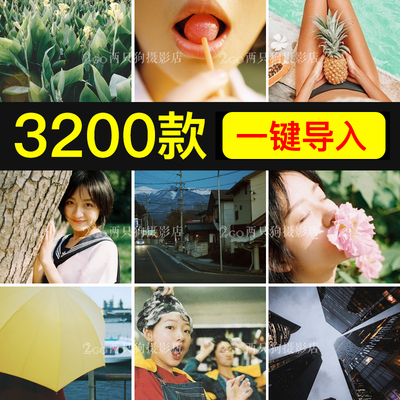 lightroom电脑手机版lr预设青橙调色人像滤镜apps日系胶片复古ins