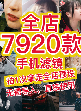 lightroom手机版LR预设PS复古ACR摄影后期人像日系ins调色滤镜app