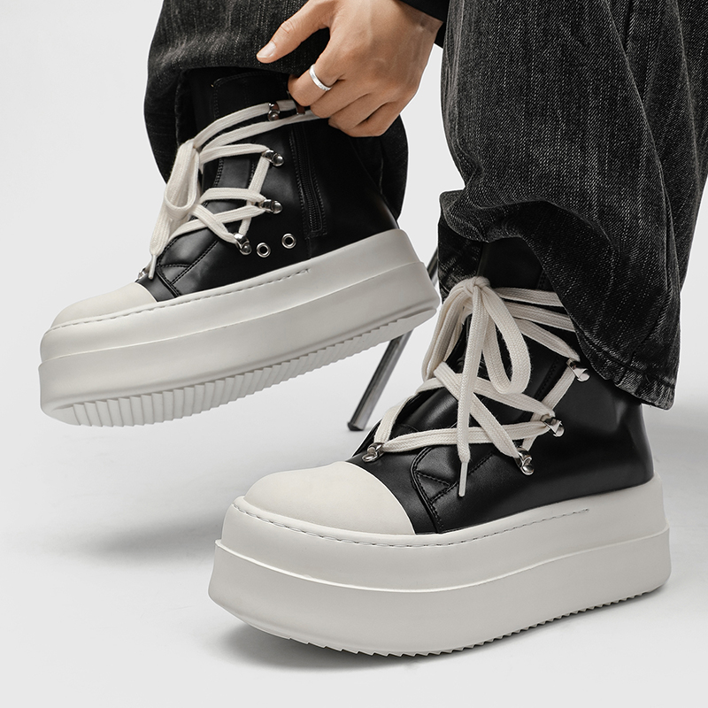 2025新款男士高帮板鞋