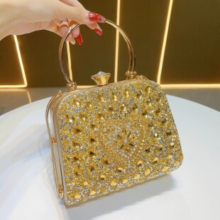 宴会礼服晚装 晚宴包时尚 包镶钻包欧美派对包 2025新款 MissingYou