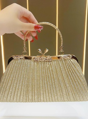 MissingYou镶钻晚宴包闪亮宴会手拿包名媛礼服晚装包