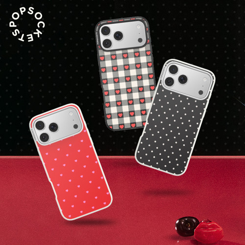 【Something Spicy辣 ·手机壳】PopSockets泡泡骚磁吸防摔手机壳苹果iPhone17/16ProMax 新年情人节格纹波点