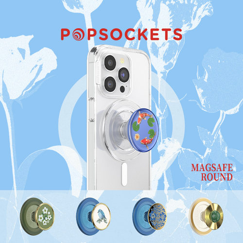 【白日绮梦】PopSockets泡泡骚磁吸式气囊手机支架苹果iPhone17/16ProMax/Pro 金属珐琅 扎染 锦鲤 蕾丝花