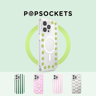 【网球俱乐部·手机壳】PopSockets泡泡骚磁吸防摔手机壳苹果iPhone16/15ProMax/Pro 网球 匹克球 运动俱乐部