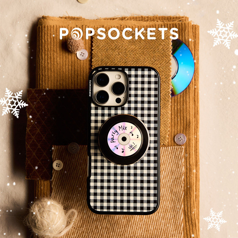 【莉贝琳专属】PopSockets系列泡泡骚磁吸手机支架防摔手机壳17/16/15 库洛米 黑白棋盘 CD唱片,3C数码配件,手机保护套/壳,淘宝优惠券,粉丝福利购,淘宝优惠卷