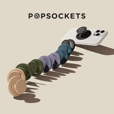 【向山野】PopSockets泡泡骚磁吸式气囊手机支架苹果iPhone18/17ProMax/Pro 卡包 手机链 经典纯色 纯感磨砂