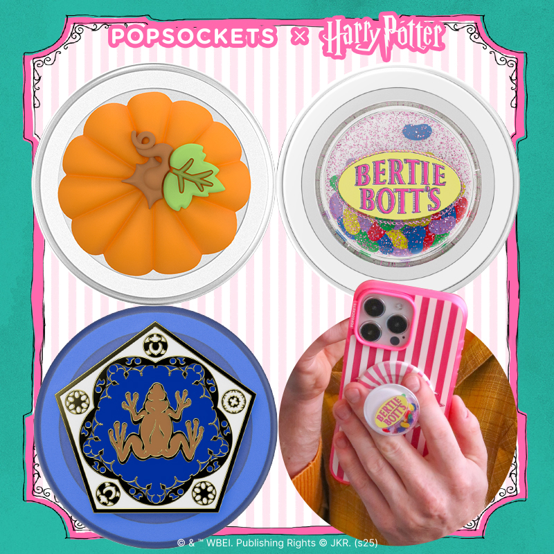 【哈利波特·魔法糖果】PopSockets泡泡骚手机支架气囊伸缩防摔粘贴指环扣 南瓜 万圣节