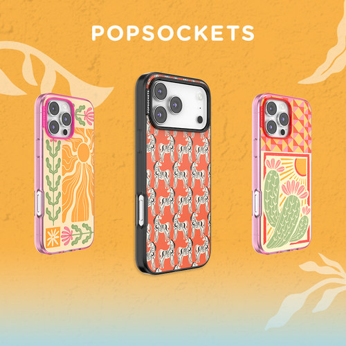 【绿洲物语·手机壳】PopSockets泡泡骚磁吸防摔手机壳苹果iPhone17/16ProMax/Pro磨砂印花 旅途沙漠落日波浪