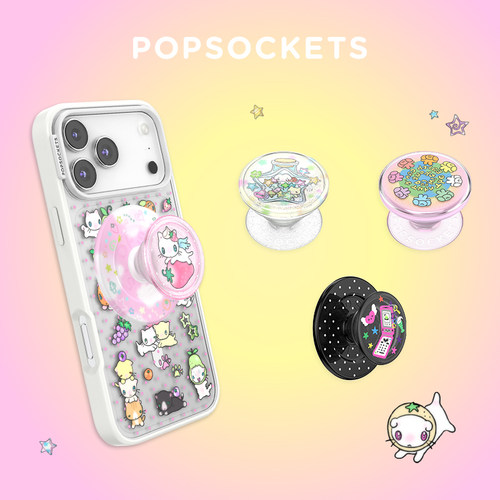 【小小篇章】PopSockets泡泡骚灵感家系列磁吸式气囊手机支架苹果iPhone17/16ProMax/Pro 可爱动物精灵流沙