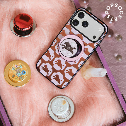 【马上有福】PopSockets泡泡骚磁吸手机气囊支架苹果MagSafe圆啪嗒马年新年款