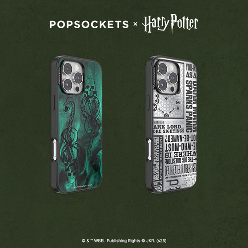 【哈利波特·黑魔法手机壳】PopSockets泡泡骚xHARRY POTTER系列磁吸防摔手机壳苹果iPhone16/15ProMax 印花