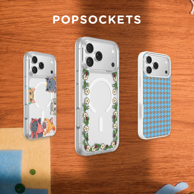 【小猫缝缝屋·手机壳】PopSockets泡泡骚sew cute系列磁吸防摔手机壳苹果iPhone18/17ProMax图片