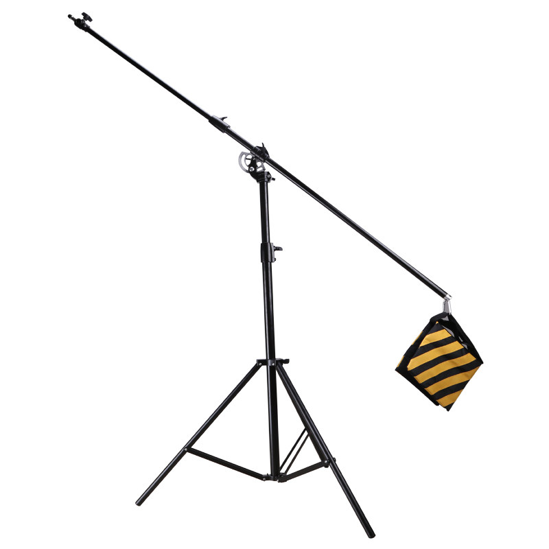 4米两用摄影顶灯架支架横臂灯架二合一沙袋影棚拍照附件摄影器材
