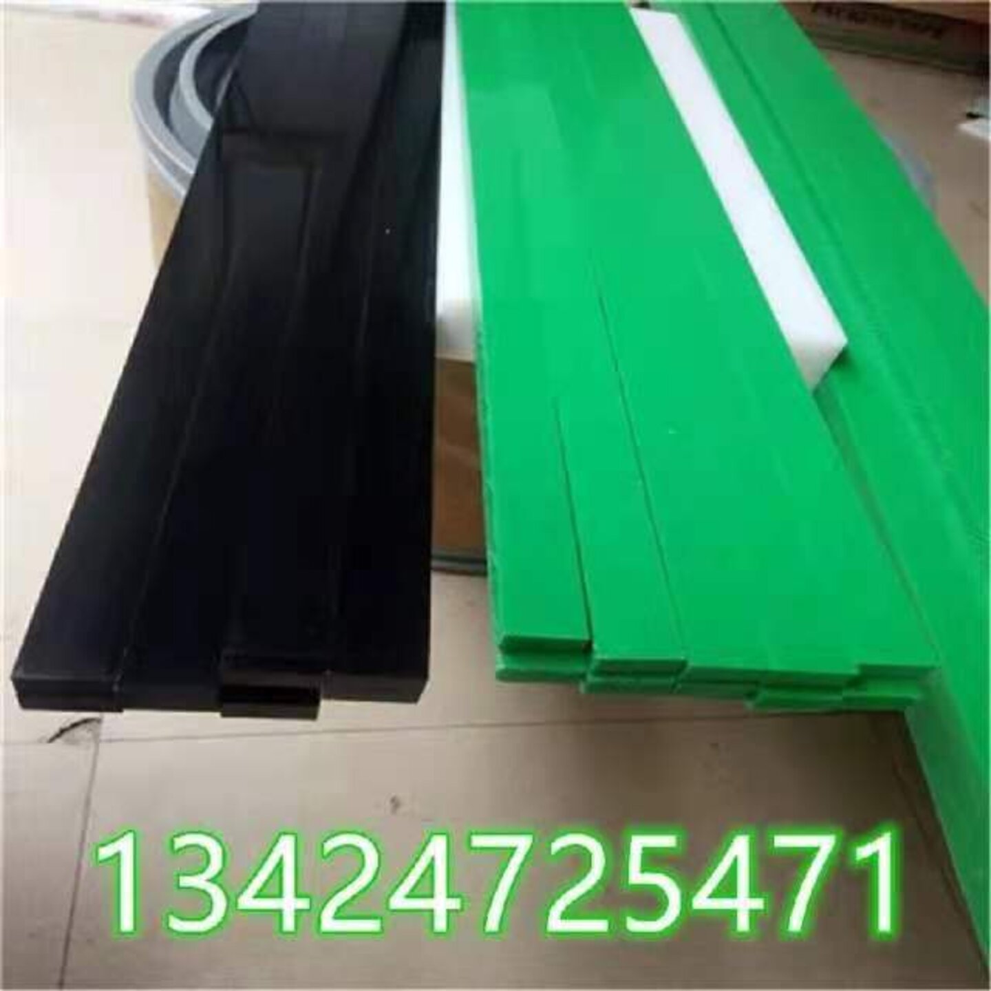 塑料长条PE板PP方块聚乙烯板聚丙烯圆棒耐磨条加工定制101215mm