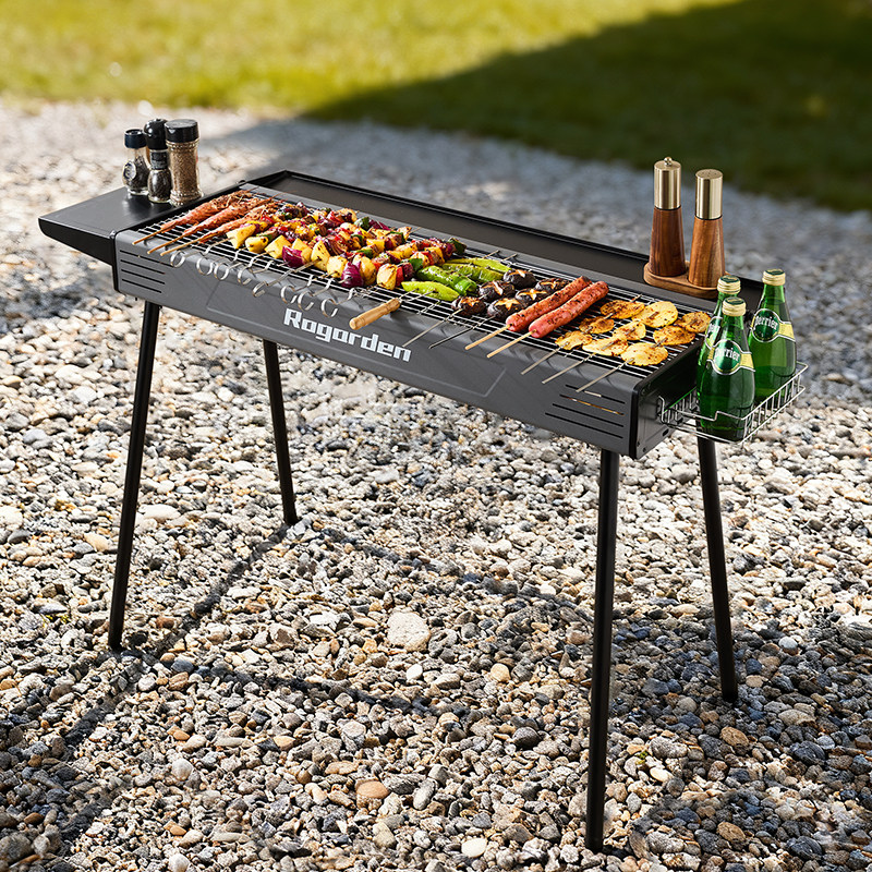 诺歌花园先行者加大款便携烧烤炉子户外露营烧烤架可拆卸烤肉炉