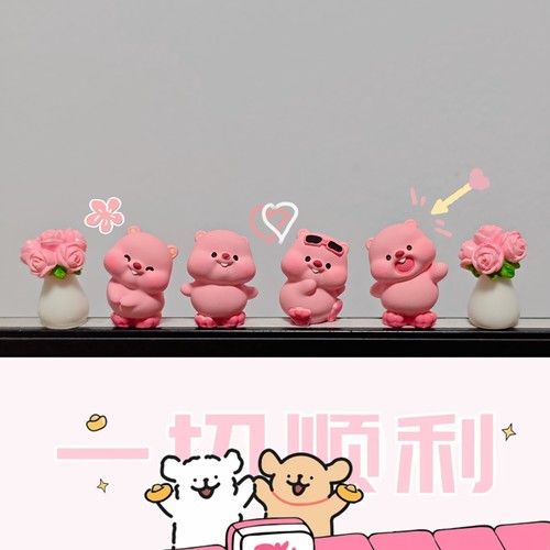治愈系卡通lopy露比公仔桌面摆件