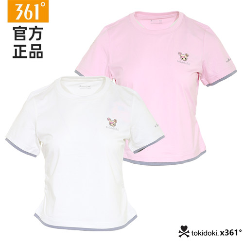 361度短袖女凉感运动T恤专柜同款