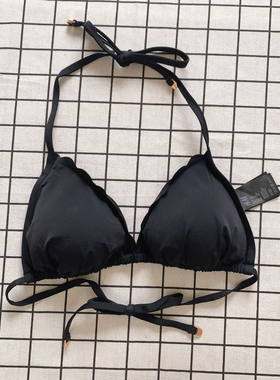 货号11一3码数80c75d原单hm黑色比基尼泳衣