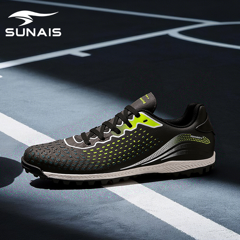 sunais舒莱狮成人青少年学生儿童专业足球鞋男碎钉男童专用训练鞋