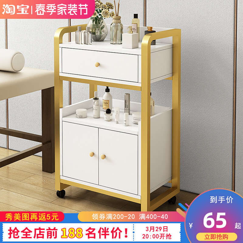 美容院仪器专f用小推车理发店烫染工具车美发店发廊工具柜子置物