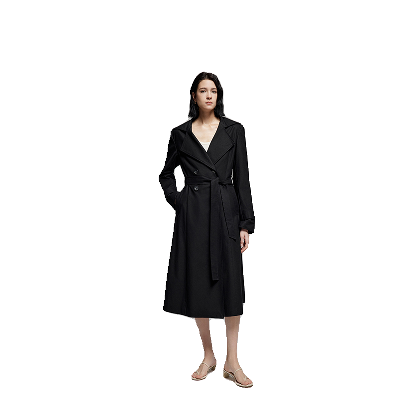 COCOCOZI秋冬新款高端风衣外套女