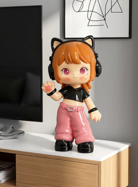 创意猫女蓝牙公仔摆件乔迁送礼