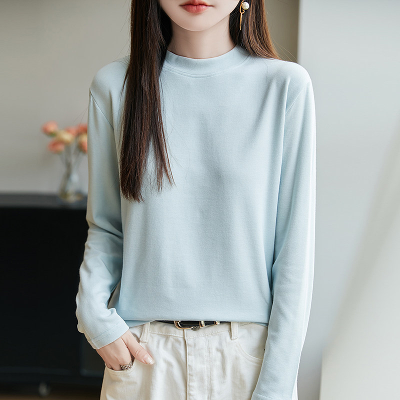 黑色半高领德绒打底衫女2026新款保暖内衣加绒自发热上衣秋冬季