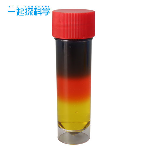 DIY彩虹水科技小制作化学diy自制