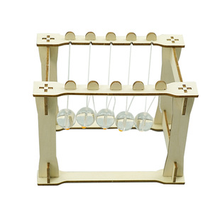 牛顿摆 diy科学实验玩具科技小制作材料小发明物理实验模型拓展儿