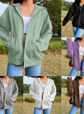 autumn women fleeces tops casual sport ladies jacket coat