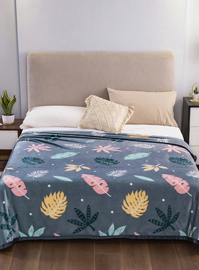 Coral fleece blankets flannel throw blanket summer bed cover