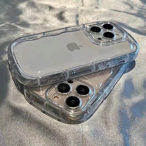 苹果13/14硅胶ins透明防摔加厚壳