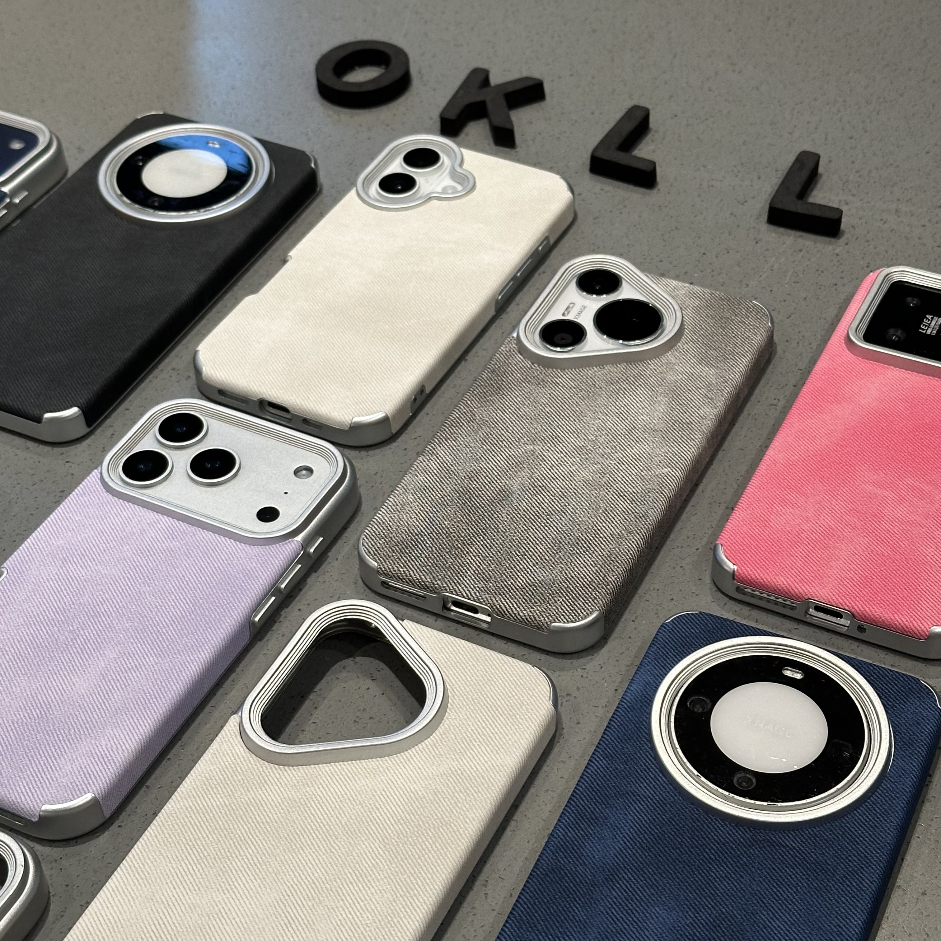 电镀牛仔纹适用苹果17promax手机壳iPhone15新款16潮流13/12华为mate70荣耀300时尚vivo简约oppo小米14防摔11