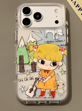 奈良音乐曲适用苹果17手机壳iPhone15promax新款p70华为mate60pro荣耀300高级感vivos20卡通oppo小米14红米13