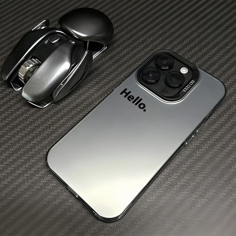 hello简约个性独立按键手机壳