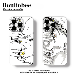 动漫犬夜叉适用iphone16promax手机壳苹果13菲林14华为mate70卡通vivox200小米15防摔oppo硬壳红米k80/荣耀60