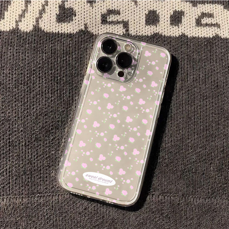 满屏粉色樱花适用苹果17手机壳iPhone15promax新款16华为p70荣耀300防摔13小米14透明vivo全包oppo软壳findx8